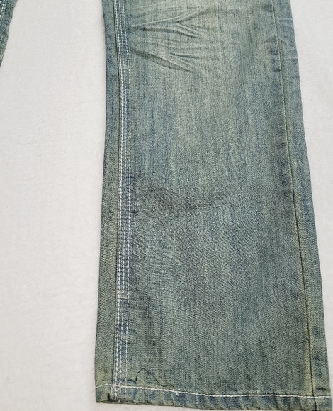 Basic Code Men's Grey Slim Straight Fit Size 36/34 Jeans - Picture 7 of 14